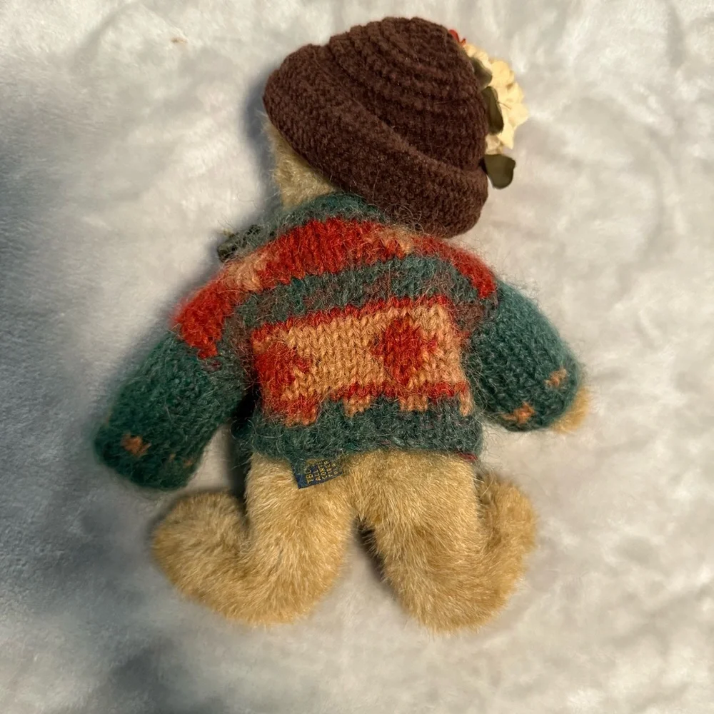 VNTG Boyds Bears Plush Aunt Fanny Fremont Fall Autumn Bear Retired 8” 1990’s NWT